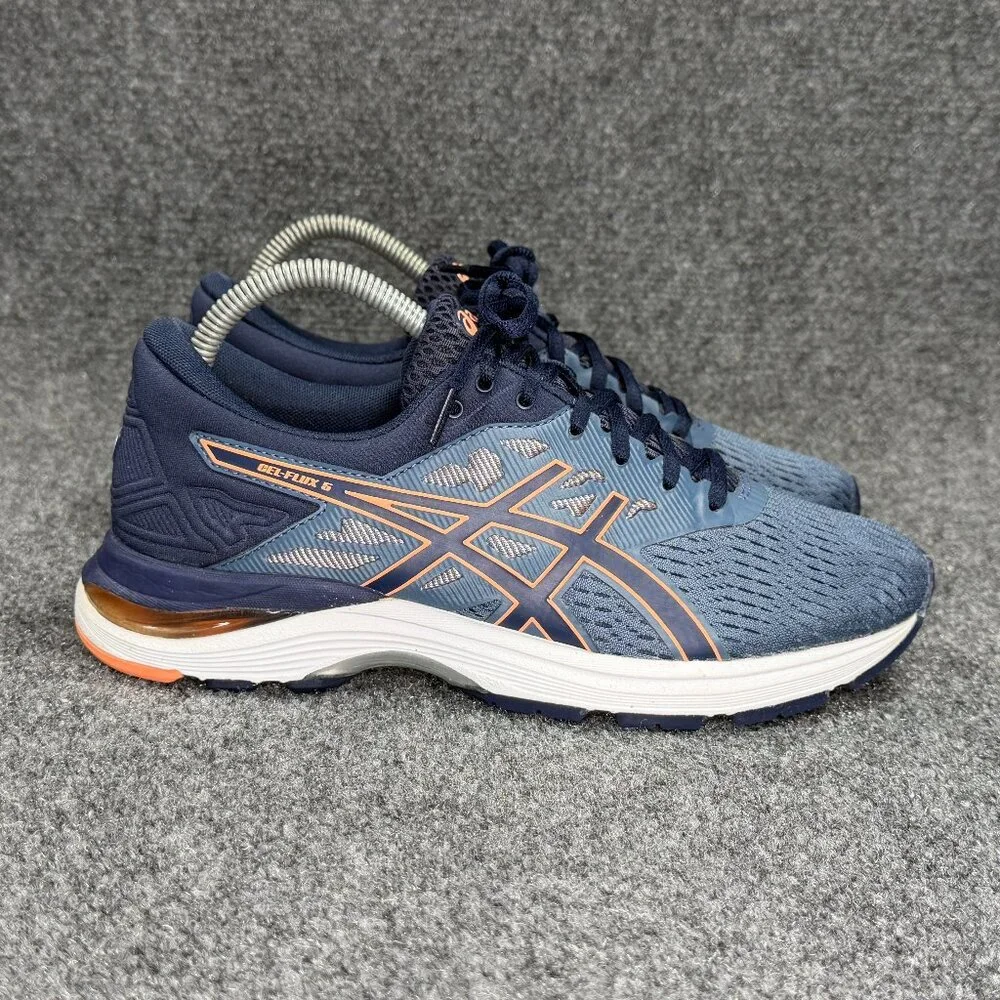 Asics Gel-Flux 5 Running Shoes Women's Size 8 Blue Athletic Run Training Sneaker